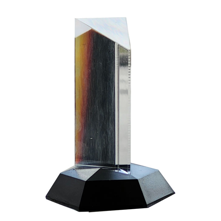 TEDCO Light Crystal Prism -4.5 inch – Optical Science Toy for Kids – Reflective Light & Symmetry Learning Tool – Made in USA – Ages 8+