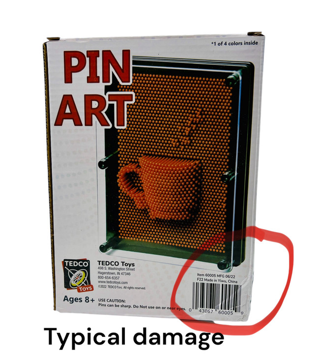 Pin Point Art Board Damaged Package