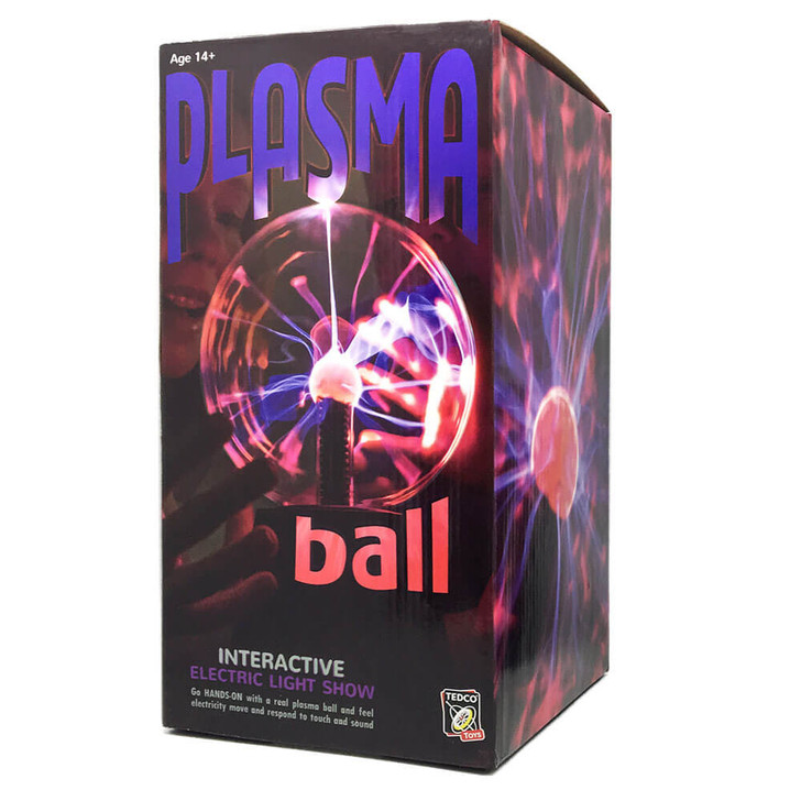 Damaged Packaging  6" Plasma Ball – Interactive Sound & Touch-Activated Lightning Sphere – Science Toy for Ages 14+