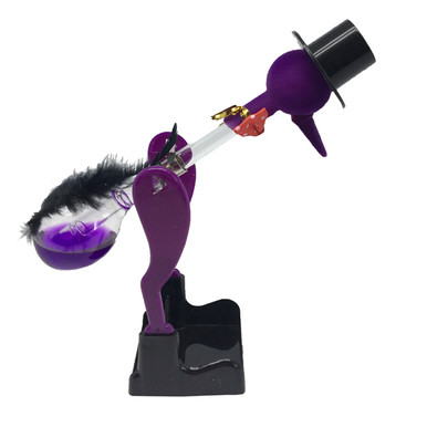 Classic Drinking Bird (purple) – Perpetual Motion Physics Toy – Demonstrates Thermodynamics, Vapor Pressure & Energy Transfer – Ages 14+ by TEDCO INC.