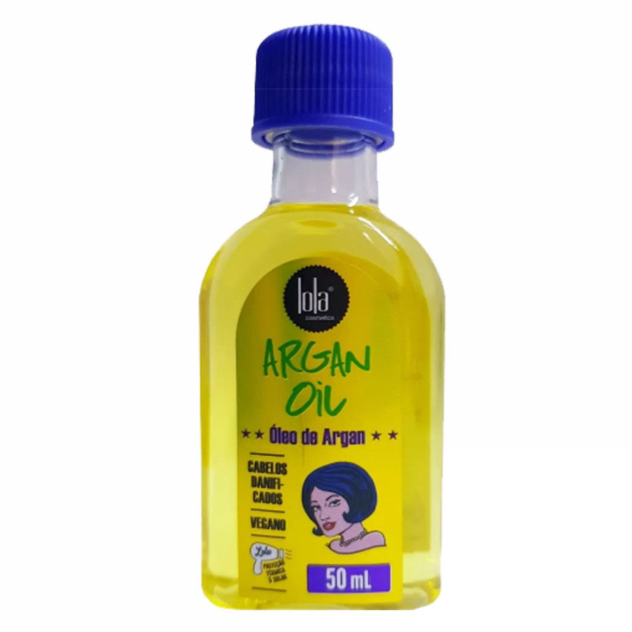 Lola Cosmetics Argan Oil Vegan Damaged Hair Óleo Argan Treatment Hair Care  50ml/1.69fl.oz
