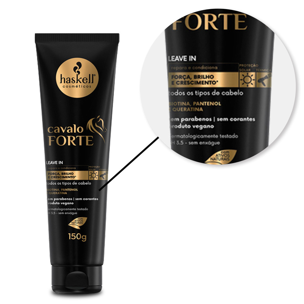 Haskell Cavalo Forte Kit 2 Strengthening Complex & Leave-in