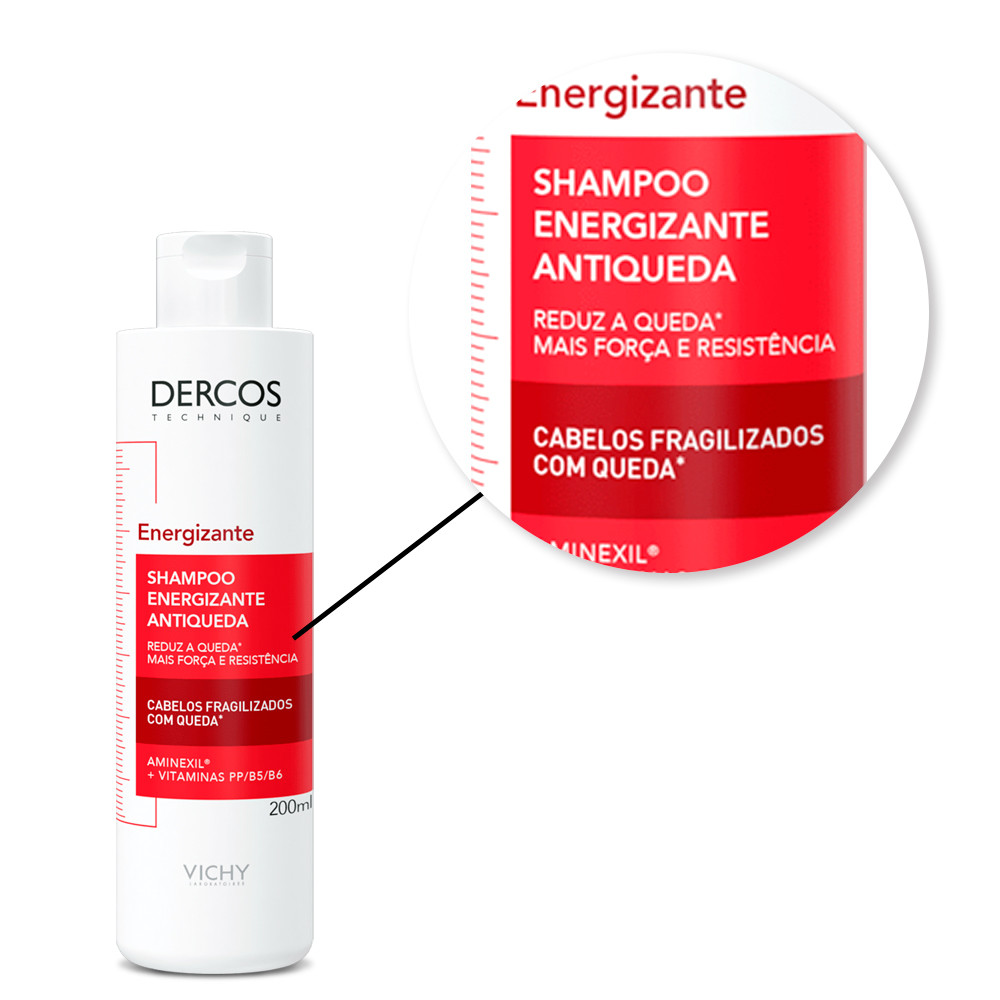 Vichy Dercos Energizing Anti-Fall Shampoo Fragile and Falling Hair