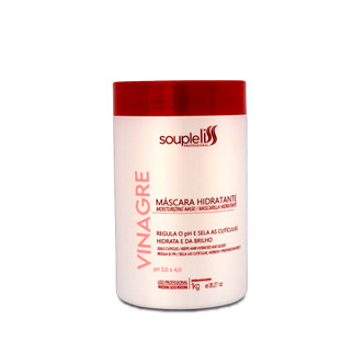 Soupleliss Máscara Hidratante Vinagre Hair Mask Vinegar Moisturizing Shine Hair Care 1kg/35.2 oz