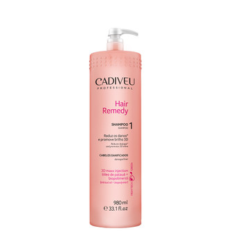 Cadiveu Hair Remedy Shampoo Backwash 980ml + SOS Sérum 150ml