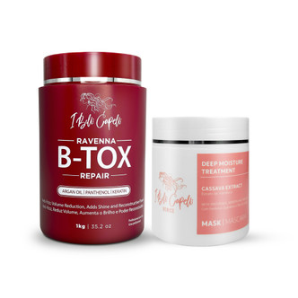 Kit I Belli Capelli Ravenna B-tox Repair and Venice Mask Cassava Extract Complete Treatment