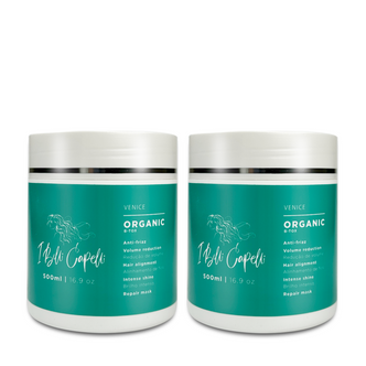 Kit I Belli Capelli Venice Organic Treatment B-Tox Repair Mask 2x500g/2x17.60 oz