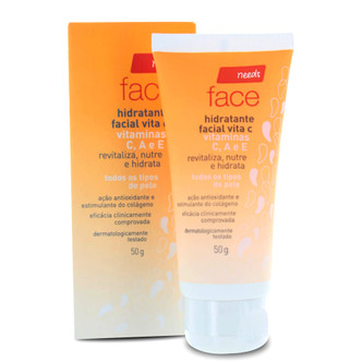 Needs Face Moisturizer Vita C Vitamins C, A and E All Skin Types Hidratante 50g/1.76 oz