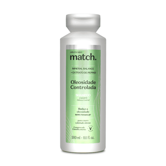 O Boticario Match Shampoo SOS Oil Control Anti Greasy Hair 300ml/10.1 fl.oz