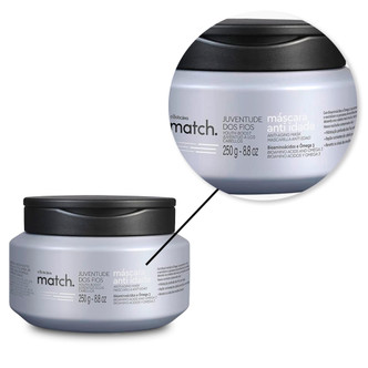 O Boticário Match Youth of the strands Anti-Aging Mask Omega 3 250g/8.8 oz