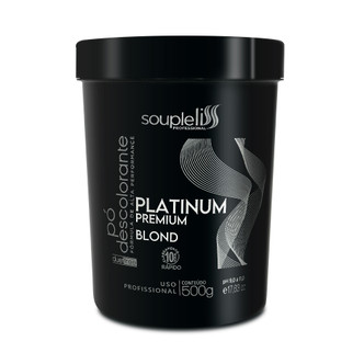 Soupleliss Platinum Premim Blond Silver Bleaching Powder 500g/17.6 oz