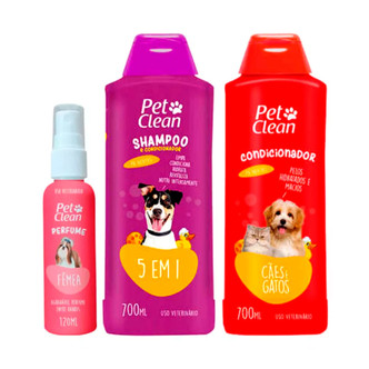 5 In 1 Shampoo + Conditioner + Perfume Kit for Dogs and Cats