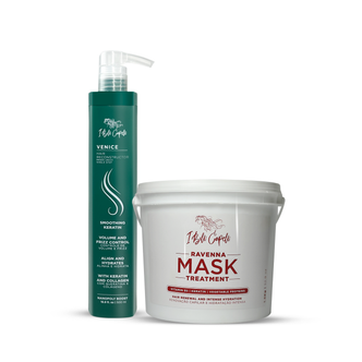 I Belli Capelli Ravenna Mask Bucket + Venice Hair Reconstructor Smoothing Keratin Organic