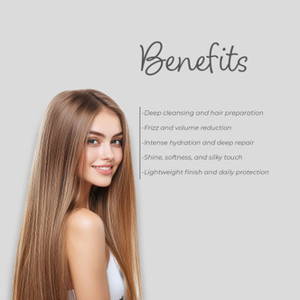 Kit I Belli Capelli Ravenna B-tox Organic Mask + Repair Oil + Deep Cleansing Anti-Residue Shampoo