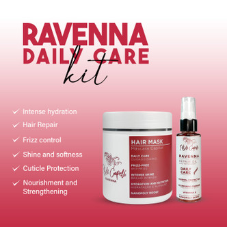 I Belli Capelli Ravenna Kit – Hair Mask and Repair Oil for Healthy Hair