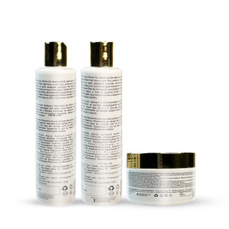 Dihair Professional Liso Divino Kit Shampoo, Conditioner 2x10.1 fl oz and Hair Mask 8.81 oz