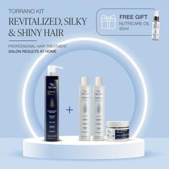 I Belli Capelli Torrano Nanoplasty & NutriCare Kit + FREE NutriCare Finishing Oil