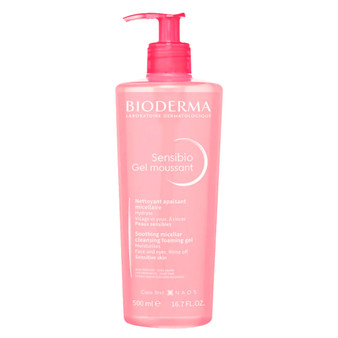 Bioderma Sensibio Moussant Deep Cleansing Gel for Sensitive Skin 500ml / 16.9 fl. oz