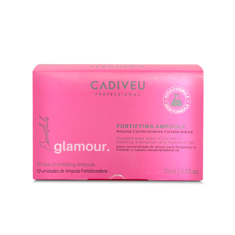 Cadiveu Ampoule Essentials Glamour Immediate Reconstruction Ampola Reconstrutor 10x15ml/10x0.5 fl.oz