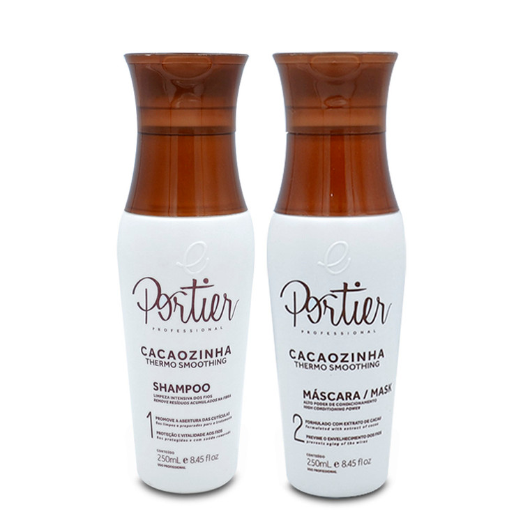 Portier Cacao Smooth and Bright Progressive Brush Cacaozinha 250ml/8.45fl.oz