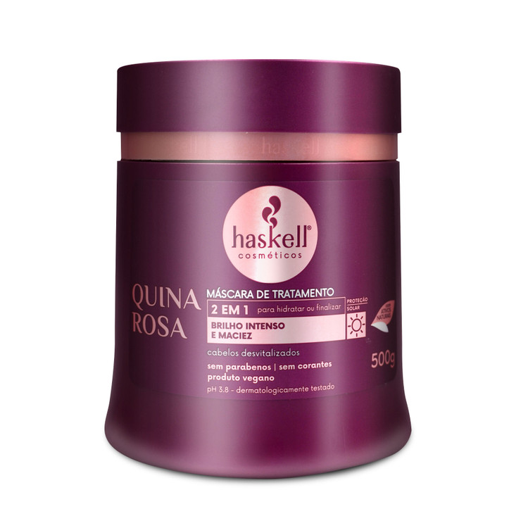 Haskell Mask Quina Rosa Hydration Mask 2 in 1 Moisturizing Hair Care 500g/17.6 oz