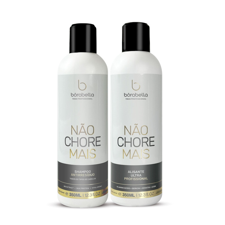 Kit Borabella Progressive Brush No More Cry Professional Treatment 2x350 ml/2x11.8 fl.oz