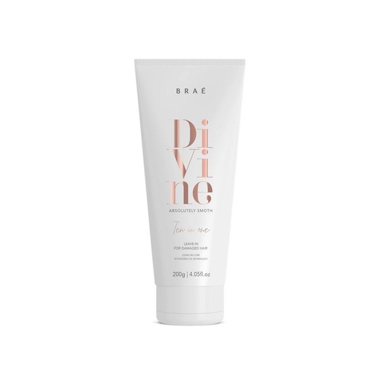 Braé Divine Leave In Absolutely Smooth Ten In One Instant Protection Repair Anti Frizz Action 200g/6.76 fl.oz