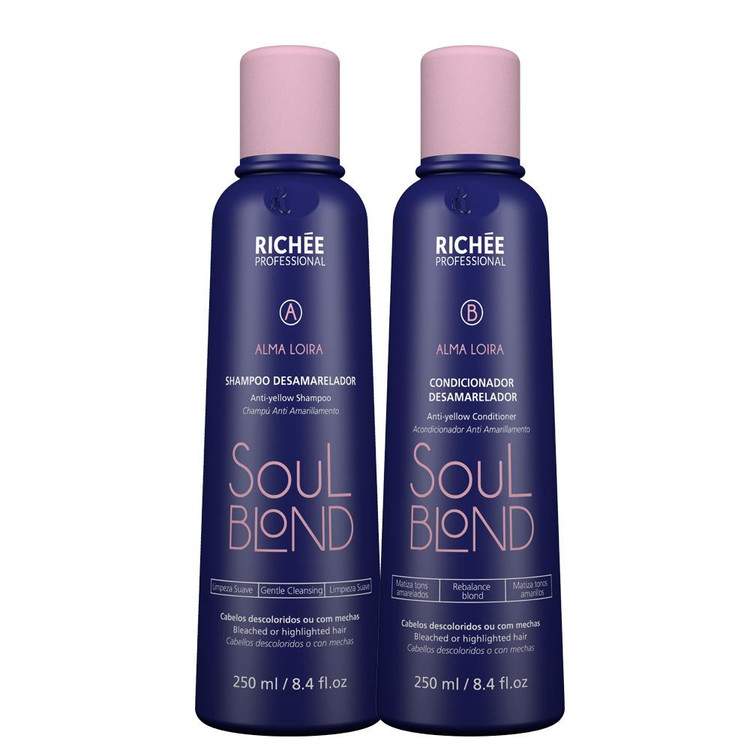 Richée Soul Blond Shampoo + Defogging Conditioner Kit