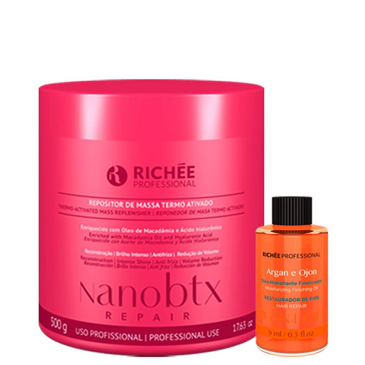 Richée NanoBtx Repair Pasta Repository 500g/17.63oz + Oil Argan