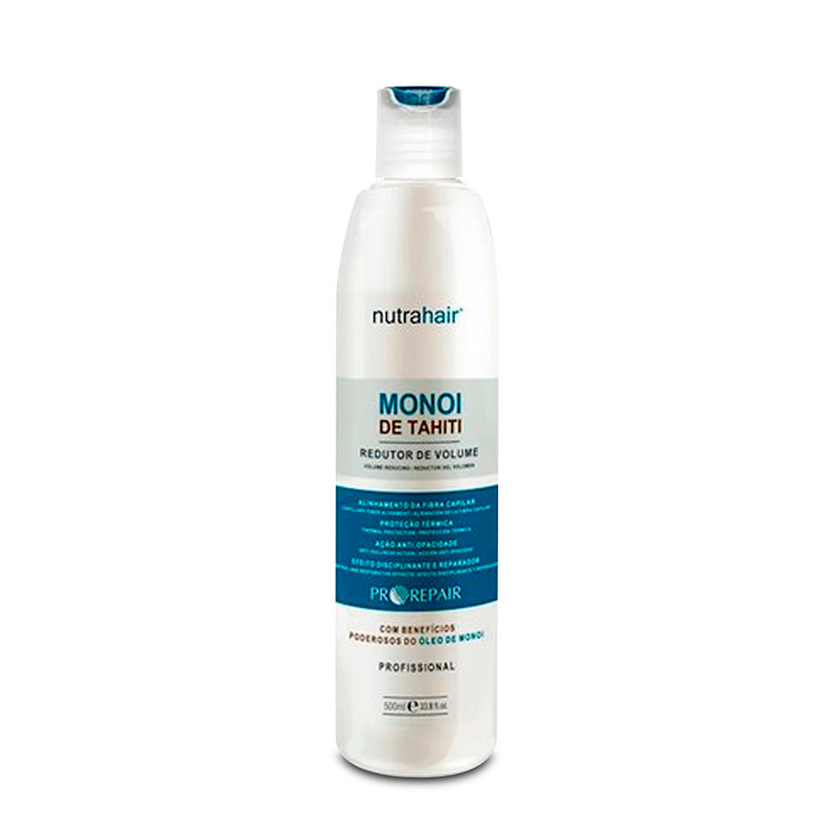 Monoi De Tahiti Professional Volume Reducer Nutra Hair Straightening and Frizz Reduction 500ml/33.8 fl. oz