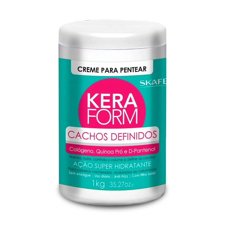 Skafe Keraform Defined Curls Combing Cream Cachos Definidos 1kg/35.2 oz