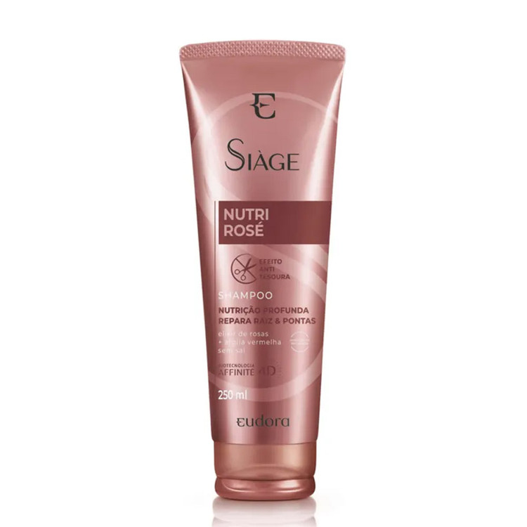 Eudora Siàge Nutri Rosé Shampoo Deep Nourishment Repairs Roots and Tips 250ml/8,45 fl.oz