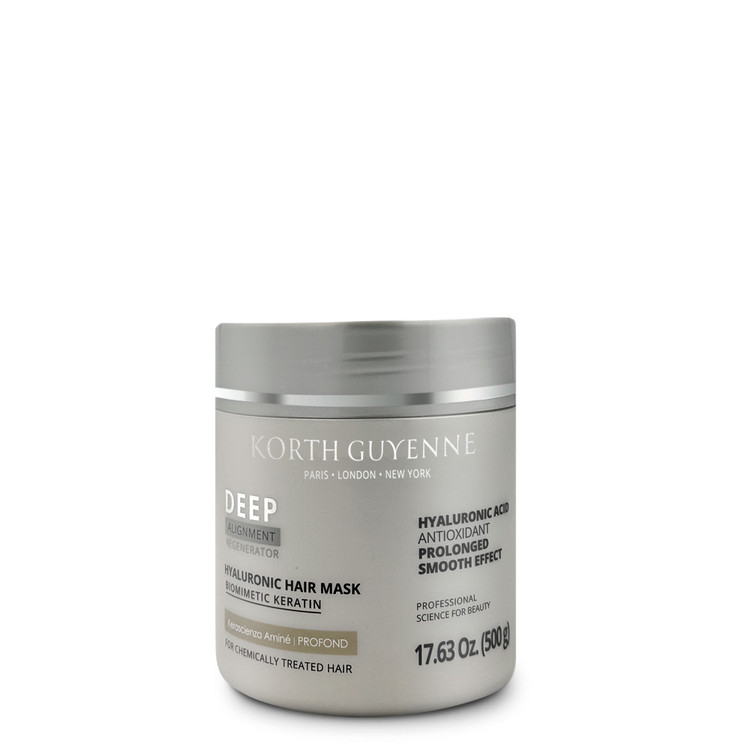 Korth Guyenne Mask Post Progressive Deep Hyaluronic Acid Maintenance Máscara Manutenção 500g/17.6 oz