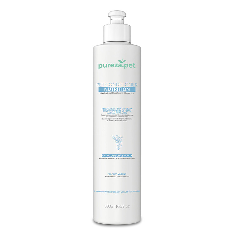 Pureza Pet Nutrition Professional Conditioner Repairs, Regenerates and Deeply Moisturizes Hair 300g/10.58 oz