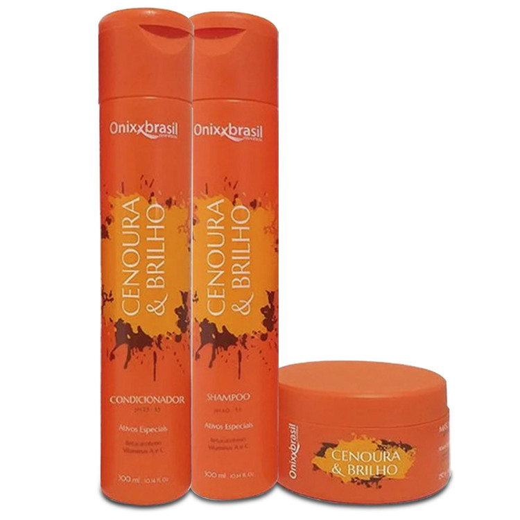 Onixx Brasil Carrot and Shine Special Active Kit Complete Hydration