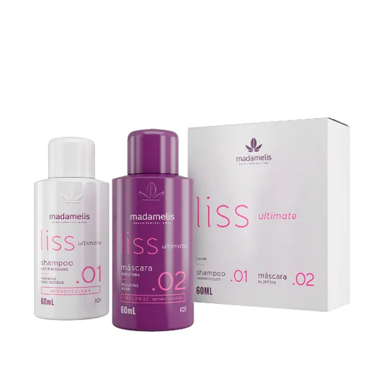 Kit Madamelis Single Dose Smoothing System Liss Ultimate 2x60ml/2x2.02 fl.oz