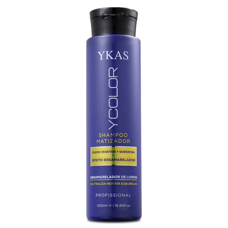 Ykas Ycolor Shampoo De-yellowing Shampoo for Blondes 500ml/16.9 fl.oz