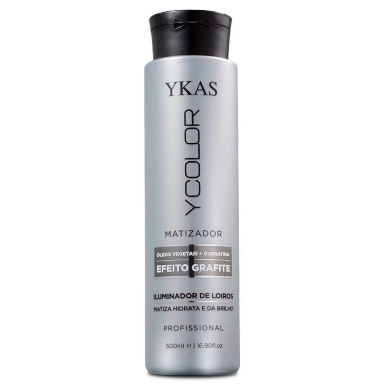 Ykas Ycolor Toning Mask Graphite Effect Illuminating Blonds 500ml/16.9 fl.oz