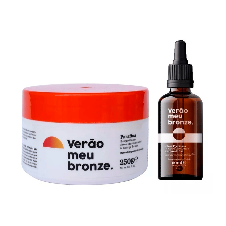 Verão Meu Bronze Tanning Wax + Accelerator Oil Kit