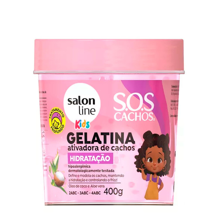 Salon Line Hair Gelatine Kids Curl Activator 400g/14.1oz
