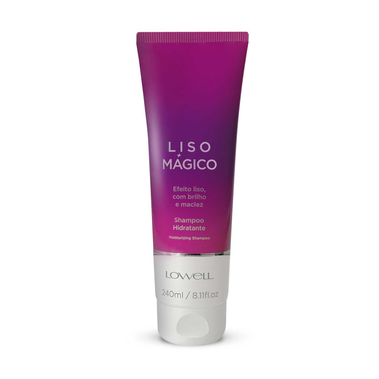 Lowell Shampoo Liso Mágico Keeping Liss Smooth Moisturizing 240ml/8.11fl.oz