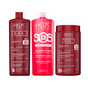 Kit Felps Shampoo Conditioner Mask SOS Extreme Complete Instant Repair Hair Care 3x1L/3x33.8fl.oz