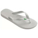 Havaianas White Flip Flop with the Brazilian Flag – Size 7/8