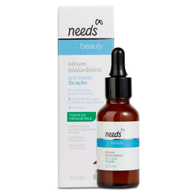 Needs Cosmetics Needs Hyaluronic Facial Serum Beauty 30ml/1.01 fl.oz
