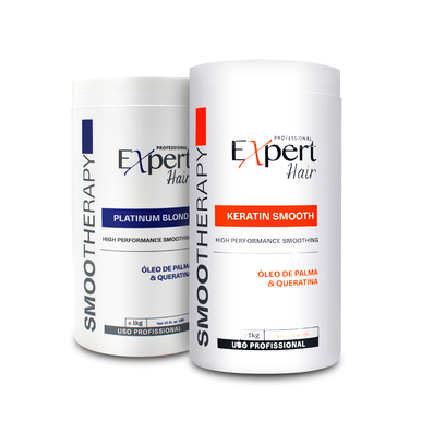 Kit Expert Hair Botox Keratin Smooth + Mask Blond 2x1kg/35.2 fl.oz