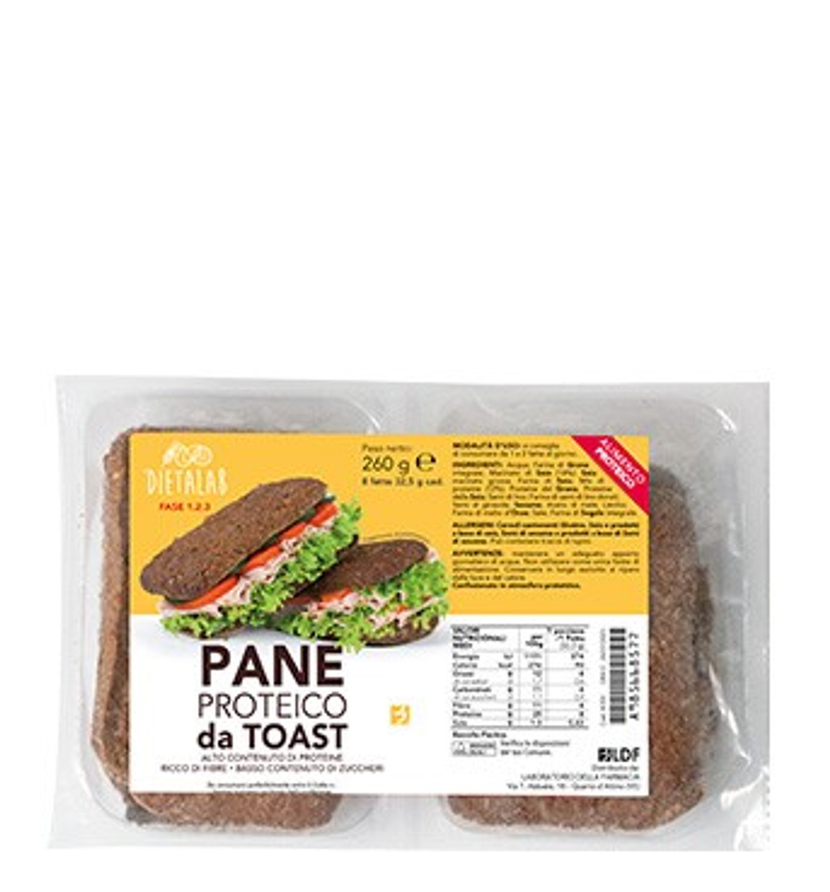 PANE PROTEICO DA TOAST