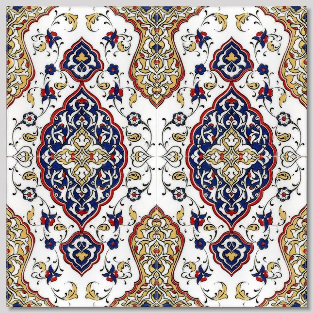 4pc continuous pattern design
40x40cm (16x16")
Intricate floral designs