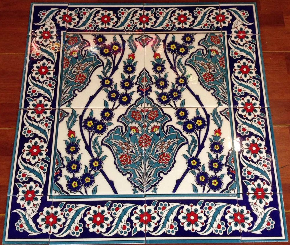 Royal Blossom with Iznik Floral Design Border