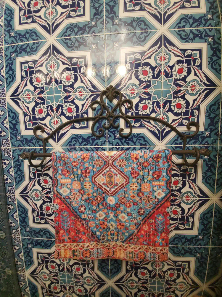 Ceramic Tile backsplash Eastern Star Design Bathroom wall tile