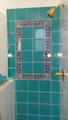 Border Tile 19 with Turquoise Tiles